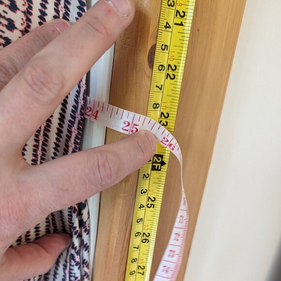 Geometric waist tie dress XL - Picture 7 of 8